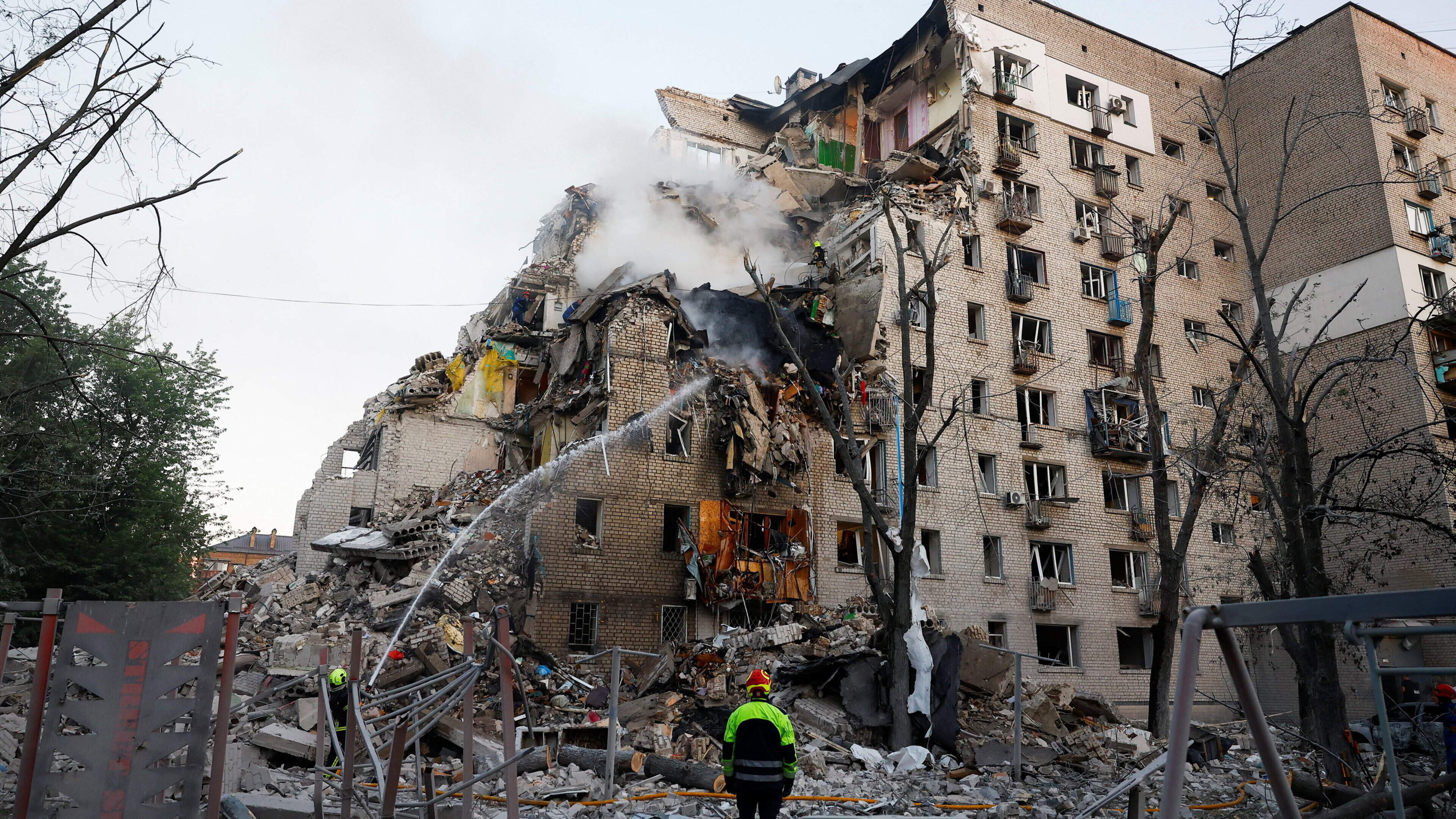 ‘We will rebuild’ – Ukrainians defiant after Russia ‘unleashes hell’ on Kyiv, with deadly strikes killing 21